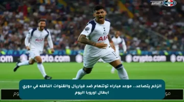 الزخم يتصاعد.. موعد مباراة توتنهام ضد فياريال والقنوات الناقلة في دوري أبطال أوروبا اليوم